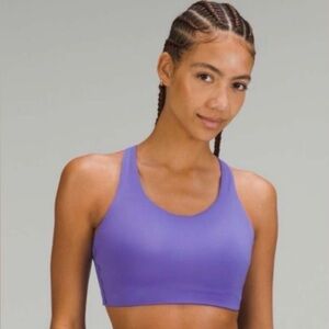Lululemon “Energy Bra”Periwinkle Racer Back Sports Bra